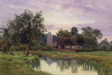 Abend, Hemingford Grey Kirche, Huntingdonshire